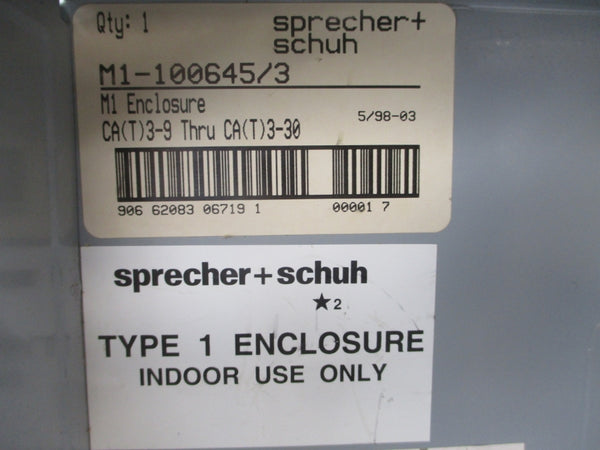 SPRECHER+SCHUH M1-100645/3 110/120V 12-17.5A NSMP