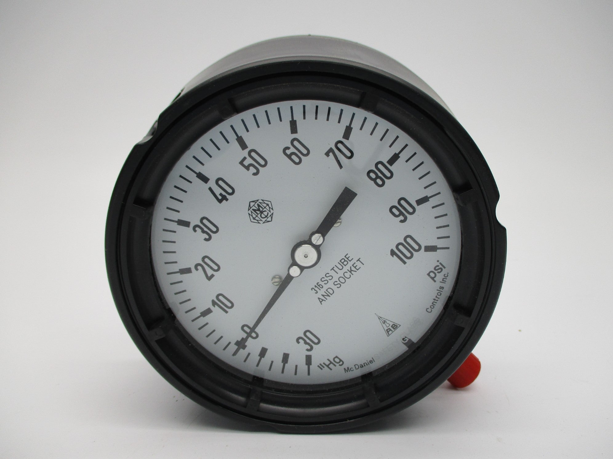 MCDANIEL CONTROLS MPB/SAX 30"HG-0-100PSI NSMP