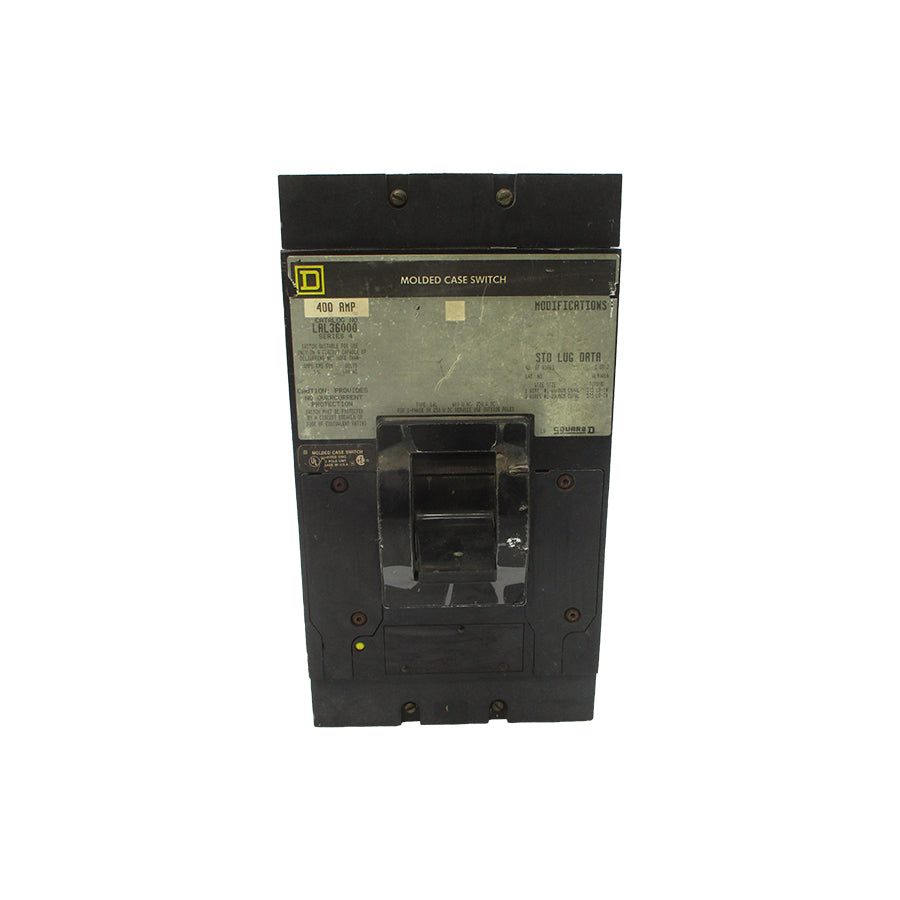 SQUARE D LAL36000 SER. 4 600VAC 400A UNMP