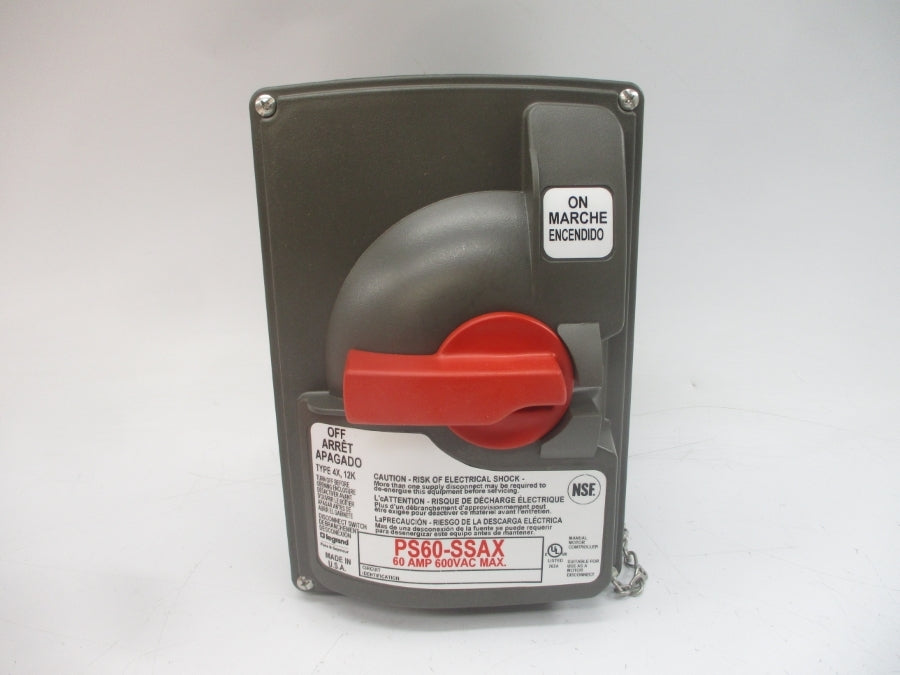 PASS & SEYMOUR PS60-SSAX 600VAC 60A NSMP