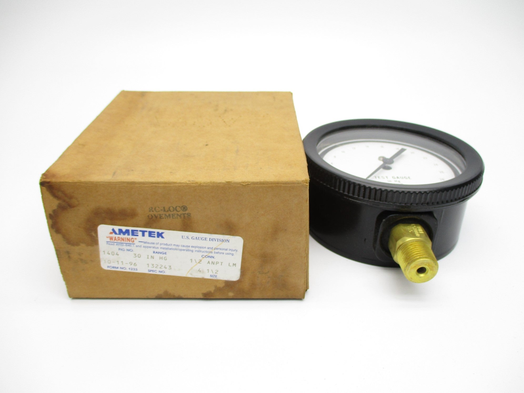 AMETEK 132243 30"HG NSMP
