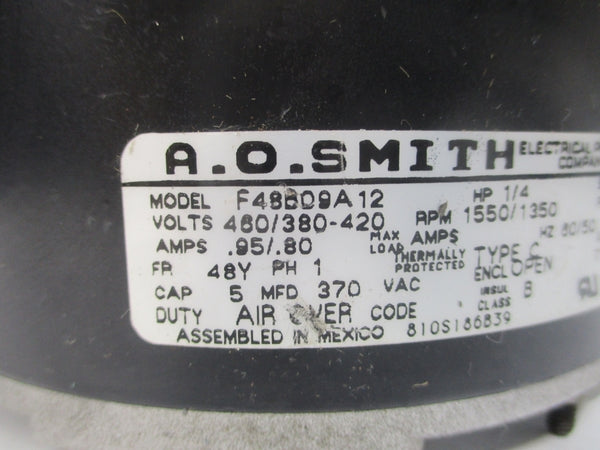 A.O.SMITH F48B09A12 460/380-420V .95/.80A NSNP