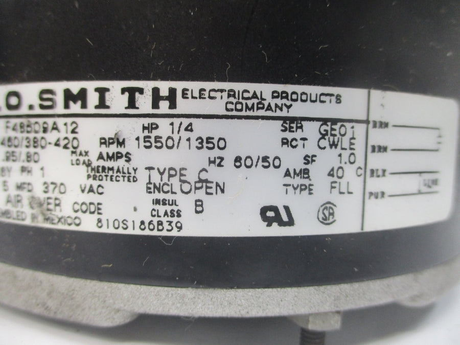 A.O.SMITH F48B09A12 460/380-420V .95/.80A NSNP