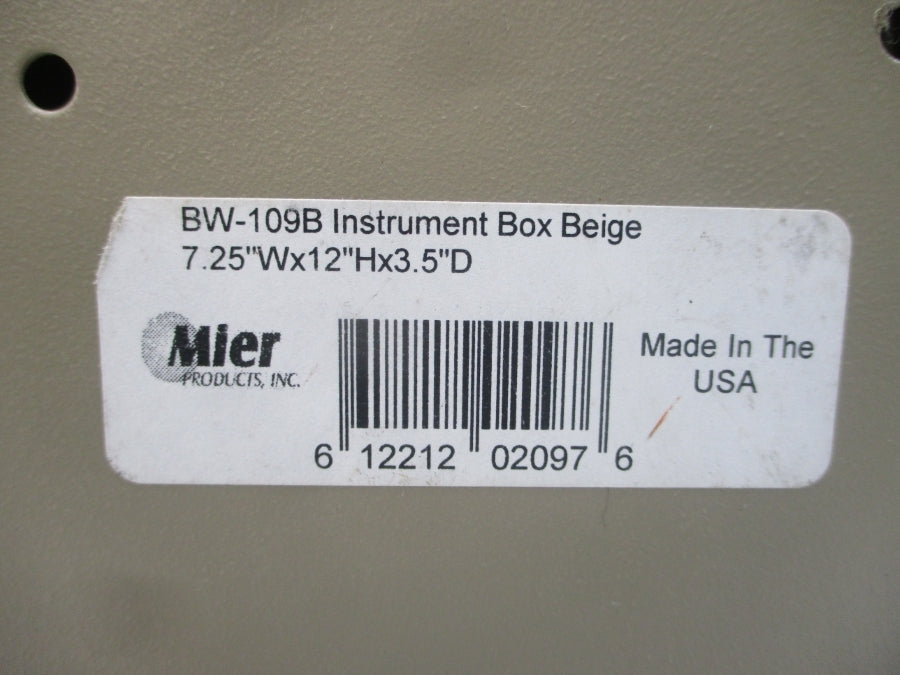 MIER PRODUCTS BW-109B 7.25"WX12"HX3.5"D NSNP