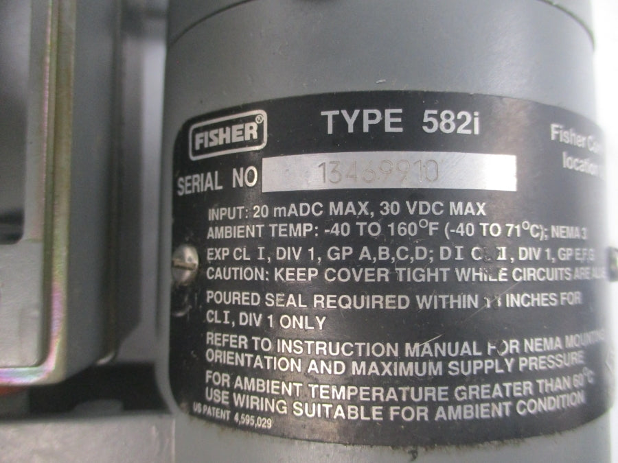 FISHER 582I 30VDC NUPI