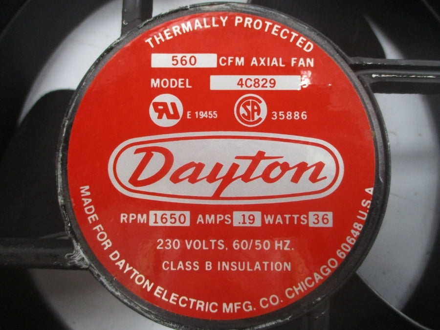 DAYTON 4C829 230V .19A UNMP