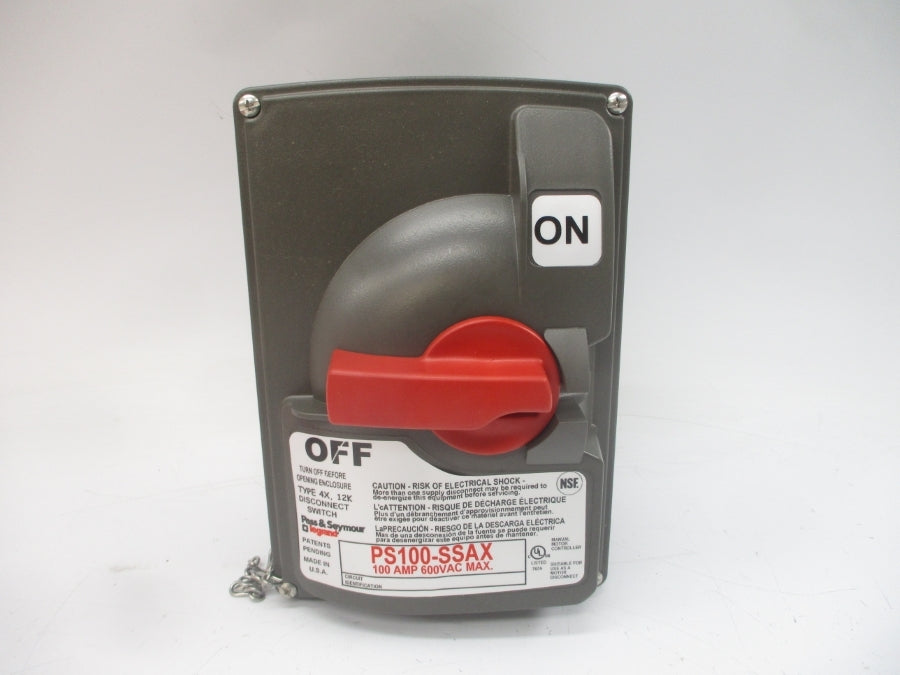 PASS & SEYMOUR PS100-SSAX 600VAC 100A NSMP