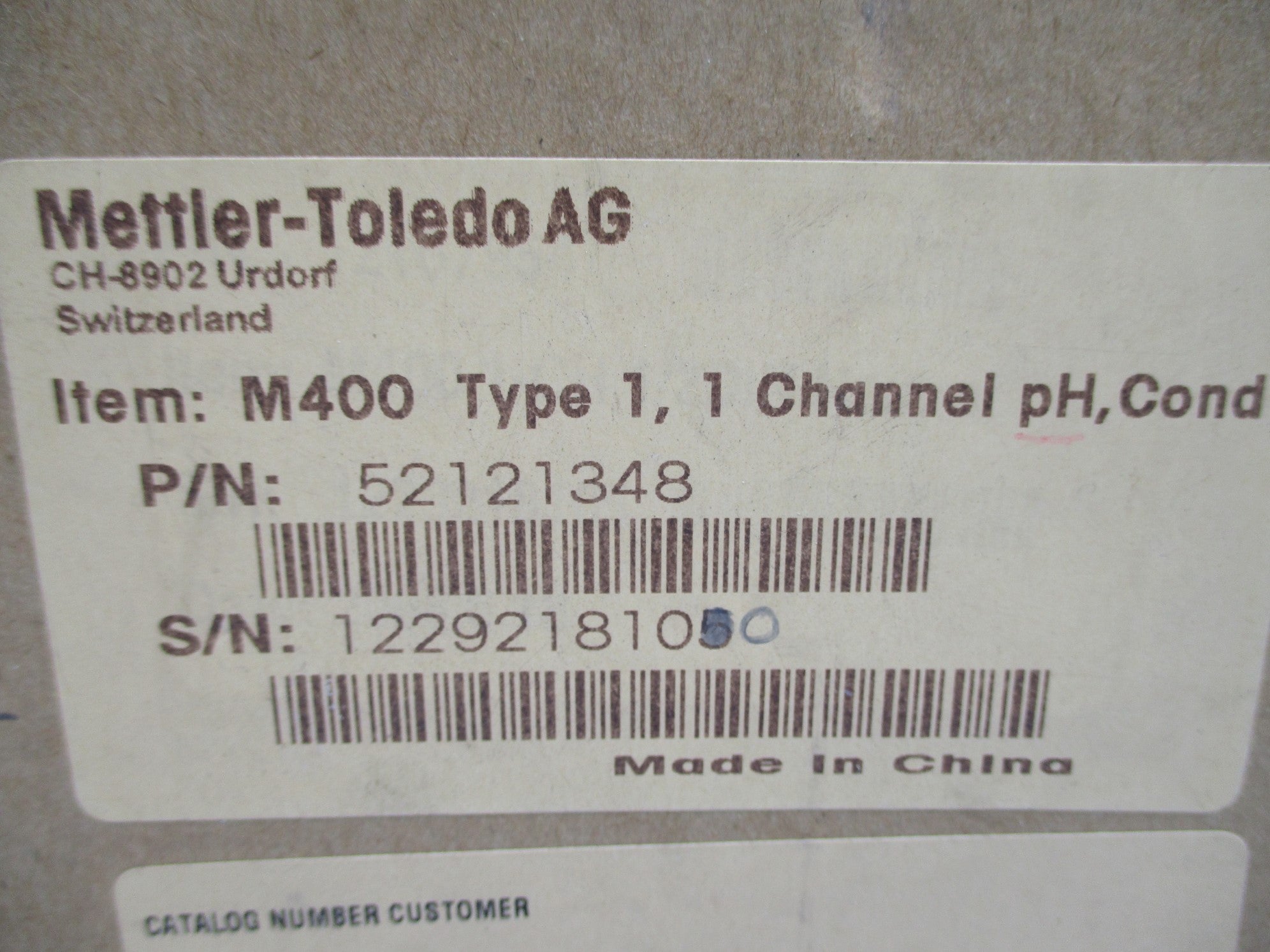 METTLER TOLEDO 52121348 NSMP
