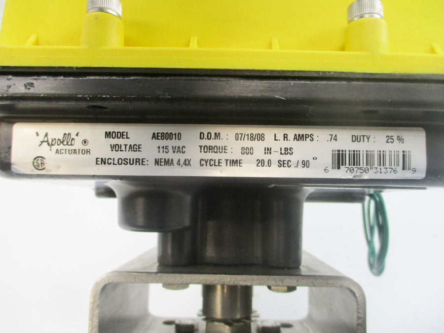 APOLLO AE80010 115VAC .74A 3" NSNP