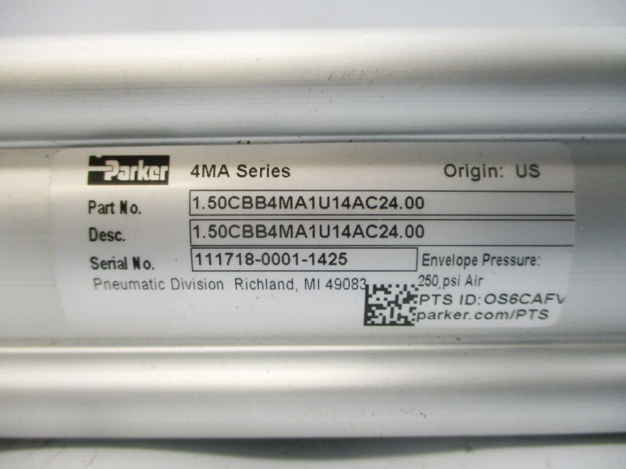 PARKER 1.50CBB4MA1U14AC24.00 SER. 4MA 250PSI NSNP