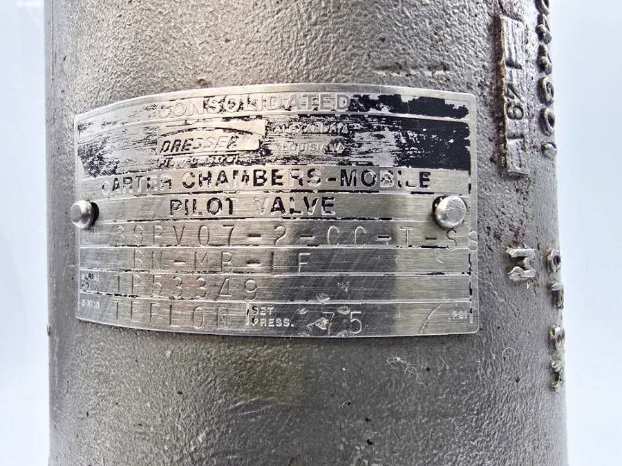 DRESSER 39PV07-2-CC-I-SS 75PSI 4-1/2" UNMP
