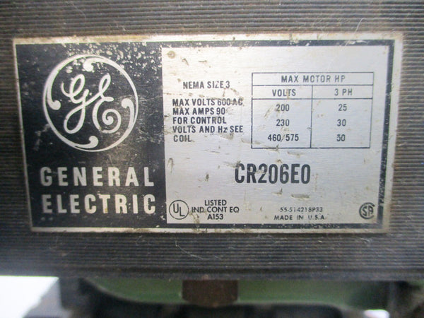 GENERAL ELECTRIC CR206E0 380/460V UNMP