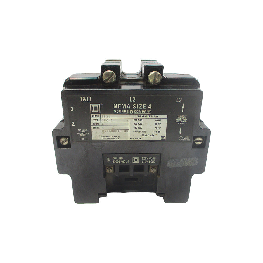 SQUARE D 8536SF01S SER. A 110/120V UNMP