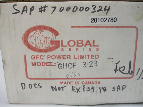 GLOBAL SERIES GHOF3-28 240V 4.0A REV. A NSMP