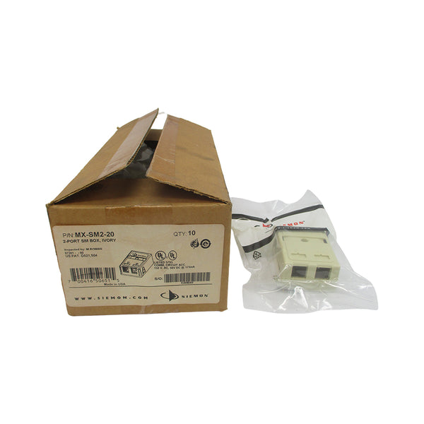 SIEMON MX-SM2-20 150VAC (PKG OF 10) NSMP