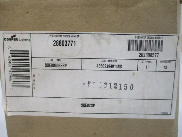 COOPER LIGHTING 28803771 SQE82SP NSMP