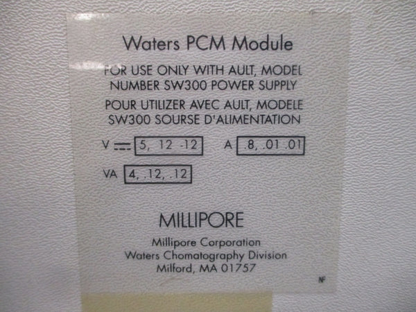 MILLIPORE PCM 200341 5-12V .8/.01A UNMP