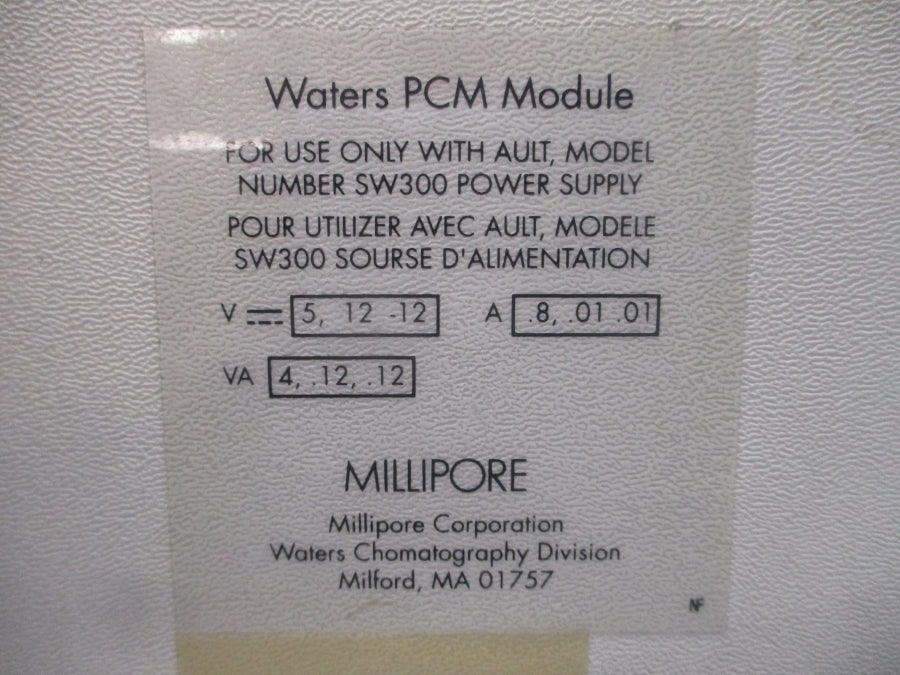 MILLIPORE PCM 200341 5-12V .8/.01A UNMP