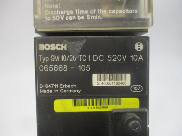 BOSCH 065668-105 SM10/20-TC1 520VDC 10A UNMP