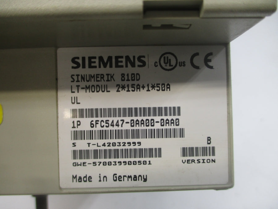 SIEMENS 6FC5447-0AA00-0AA0 NSNP