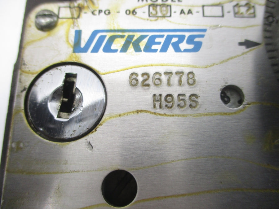 VICKERS CPG-06-30-AA-12 626778 (NO KEY) NSNP