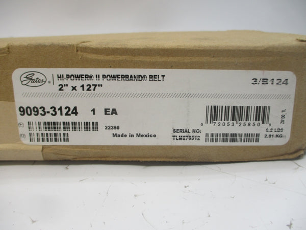 GATES 3/B124 9093-3124 2"X127" NSFS