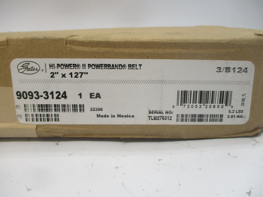 GATES 3/B124 9093-3124 2"X127" NSFS