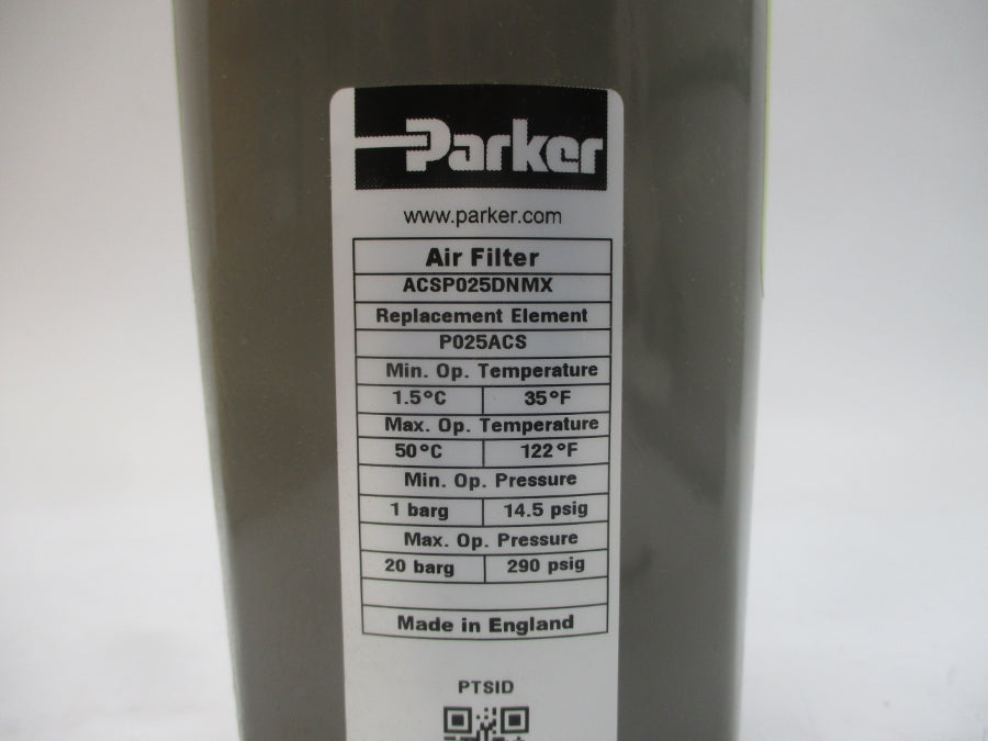 PARKER ACSP025DNMX 14.5/290PSI NSMP