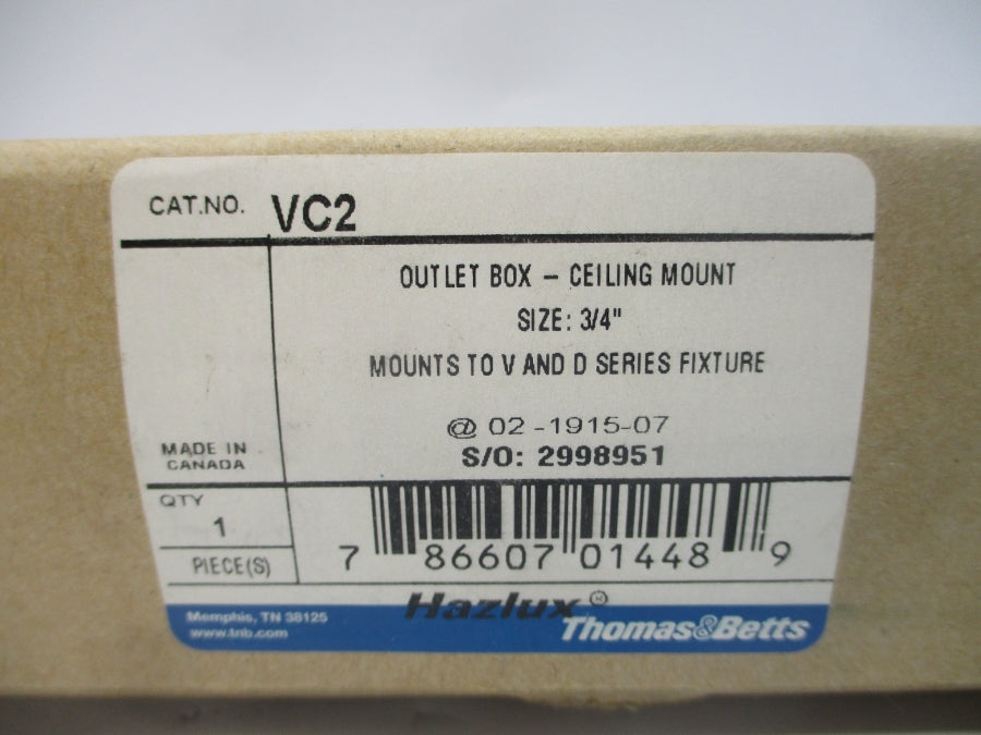 THOMAS & BETTS VC2 3/4" NSFS