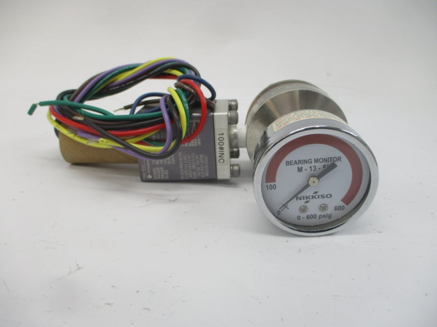 NIKKISO 46-072 130P15CC6B 125/250VAC 5A 70-120PSI NSMP