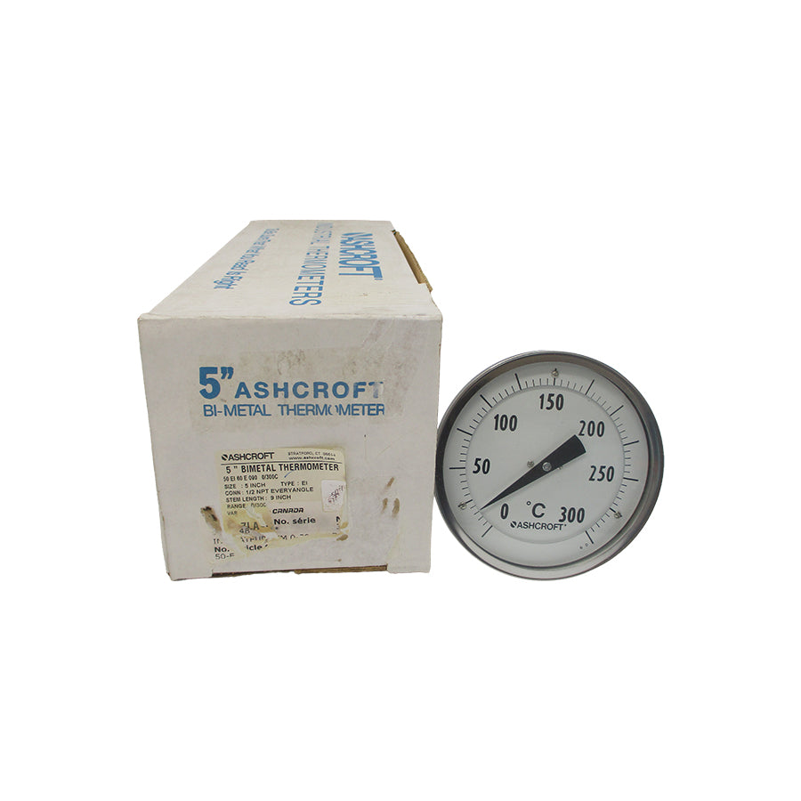ASHCROFT 50EI60E090 0/300'C 5" STEM9 NSMP