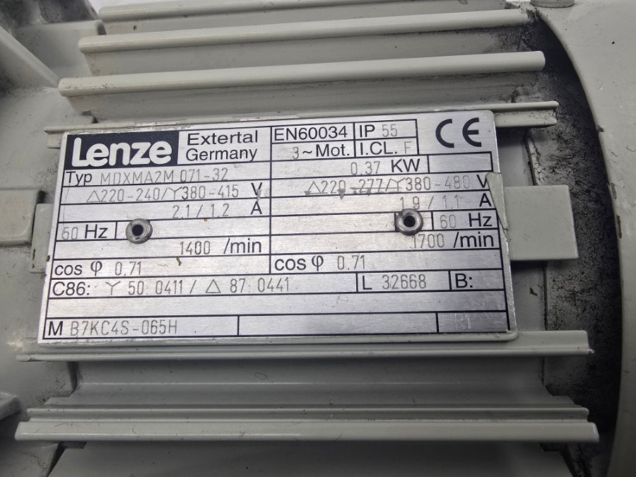 LENZE MDXMA2M071-32 480V 1.1A NSNP