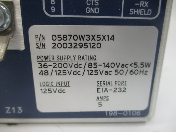SEL 05870W3X5X14 85-140VAC 5A NSMP