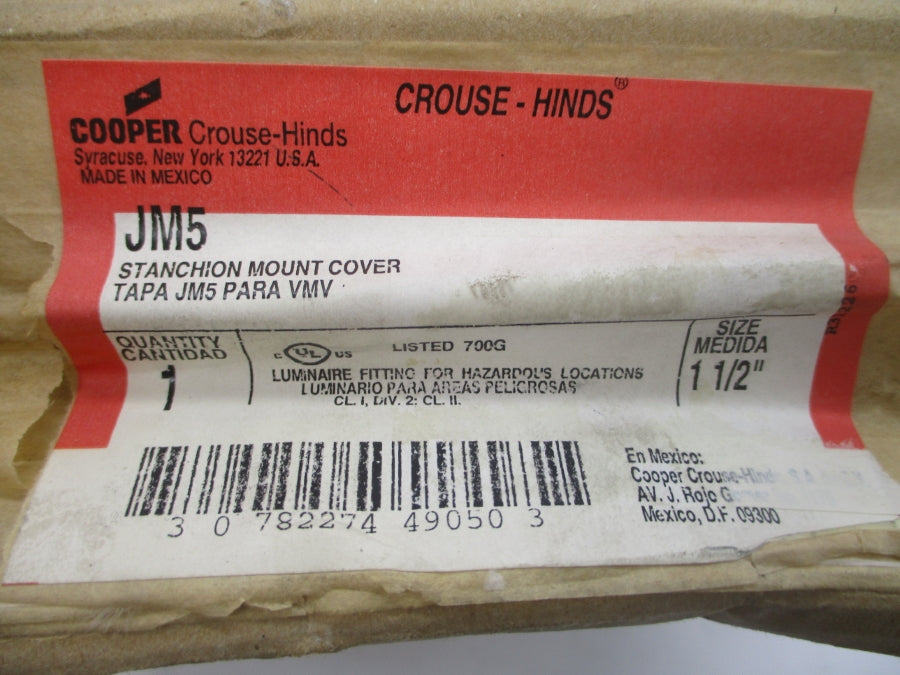 CROUSE-HINDS JM5 1-1/2" NSMP