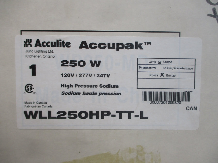JUNO WLL250HP-TT-L 120-277/347V 2.70-1.20/0.93A NSMP