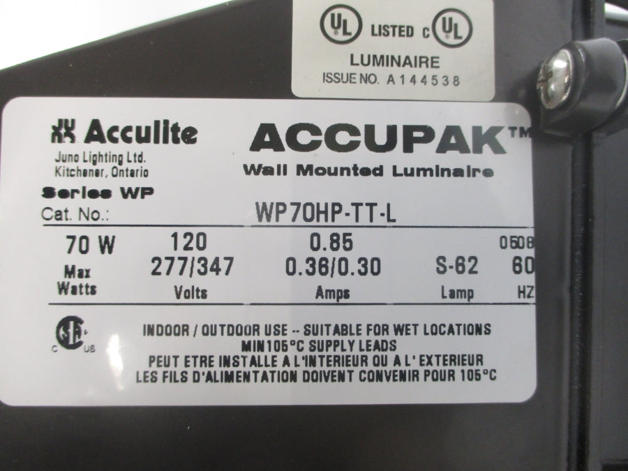 JUNO WP70HP-TT-L 120-277/347V 0.85-0.36/0.30A NSMP