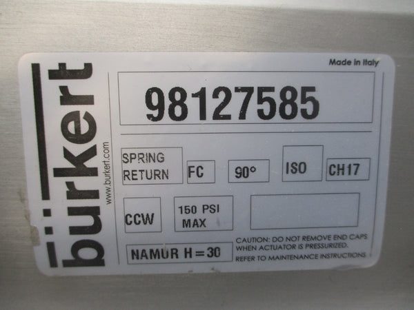 BURKERT 98127585 150PSI 4" NSNP