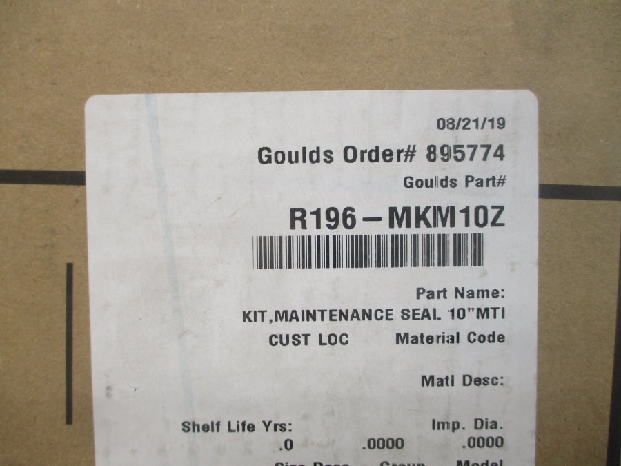 GOULDS PUMPS R196-MKM10Z 10" NSMP