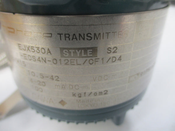 YOKOGAWA EJX530A-ECS4N-012EL/CF1/D4/N4/M15 10.5-42VDC NSMP