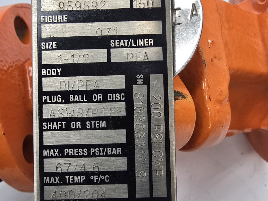 XOMOX 071 200PSI 1-1/2" NSNP
