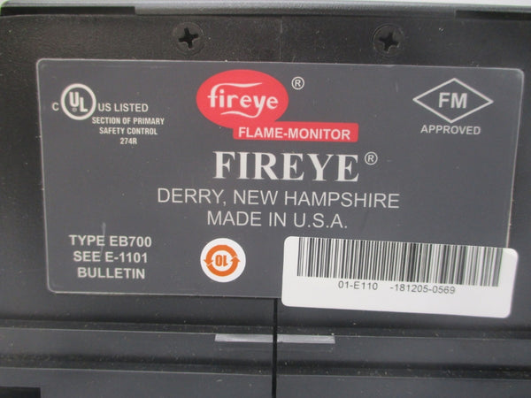 FIREYE EB700 120V 9.8A NSNP