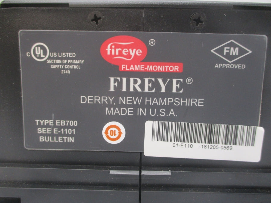 FIREYE EB700 120V 9.8A NSNP