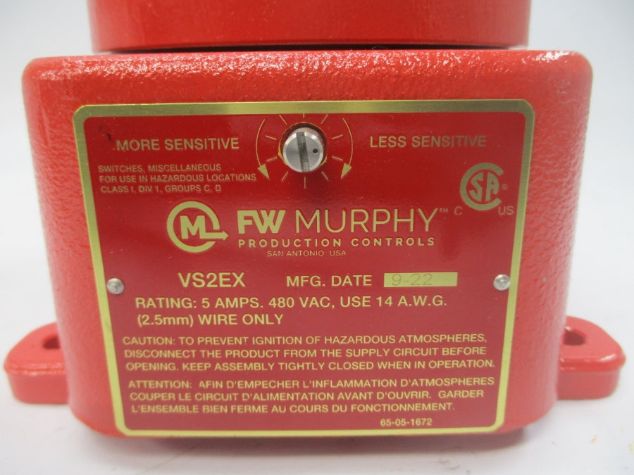 FW MURPHY VS2EX 480VAC 5A NSNP