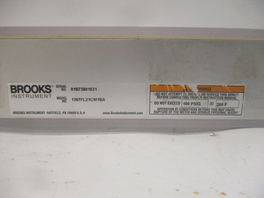 BROOKS INSTRUMENT 1307FL21CM1BA 100PSI NSNP