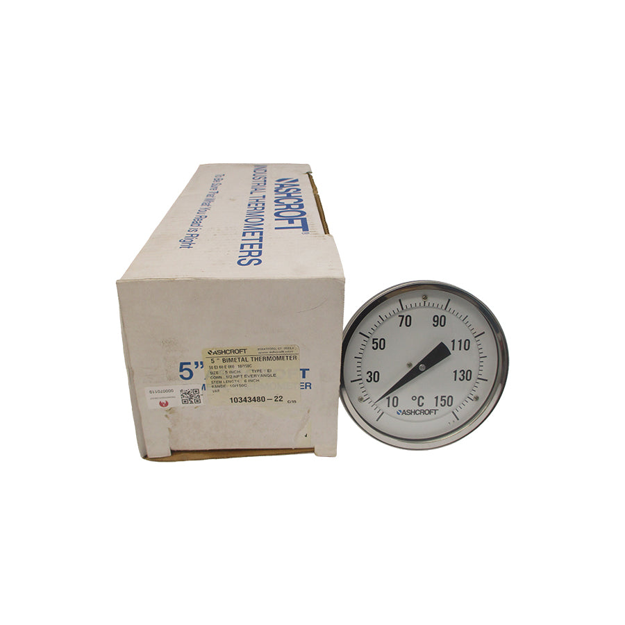 ASHCROFT 50EI60E060 10/150'C 5" STEM6 NSMP