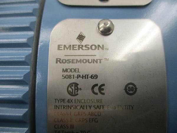 ROSEMOUNT 5081-P-HT-69 42.4VDC NSNP