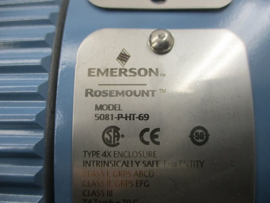 ROSEMOUNT 5081-P-HT-69 42.4VDC NSNP