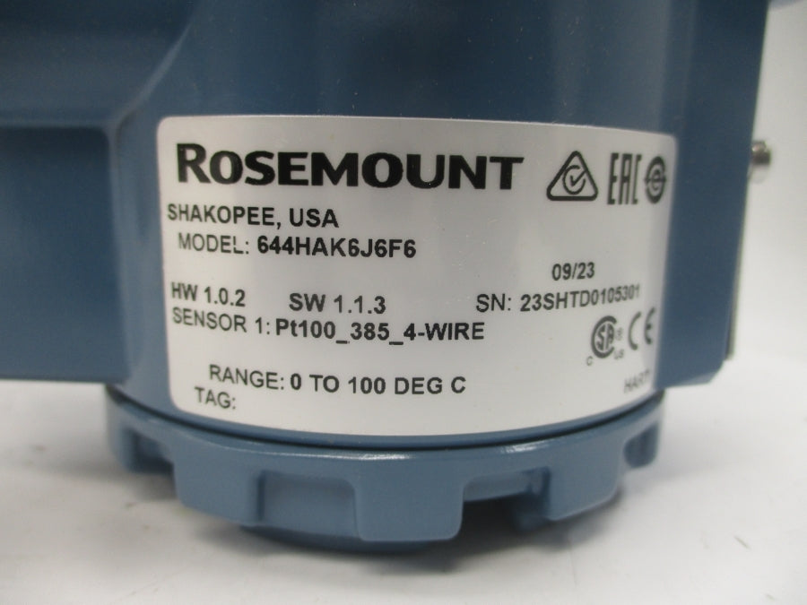 ROSEMOUNT 644HAK6J6F6 NSMP