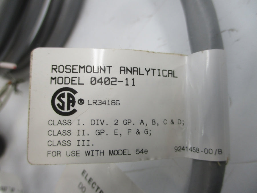 ROSEMOUNT 0402-11 PT1000 200PSI REV. E NSNP