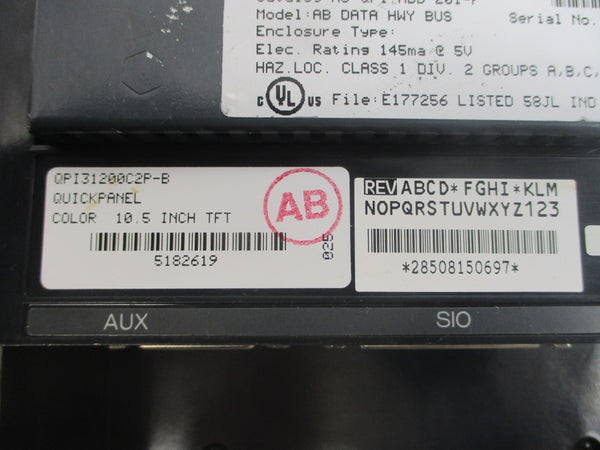 TOTAL CONTROL PRODUCTS QPI31200C2P-B QPI-ABD-201-F 120VAC NSNP